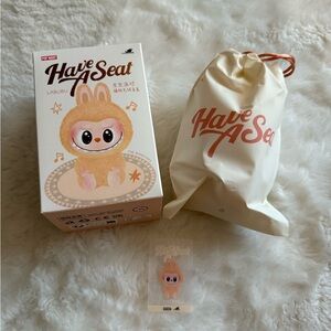 POP MART Labubu Have A Seat Series – Baba Vinyl Plush Figure (Blind Box)